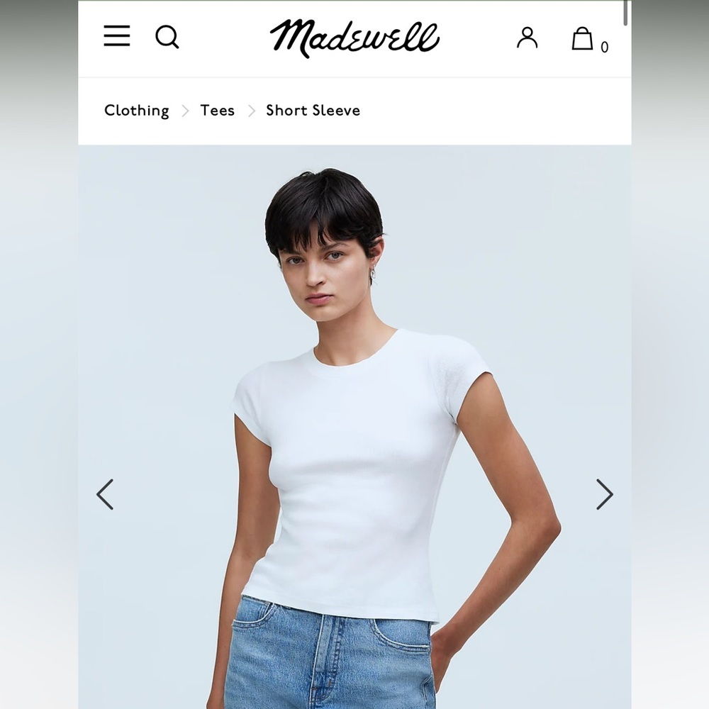 Madewell White Tee